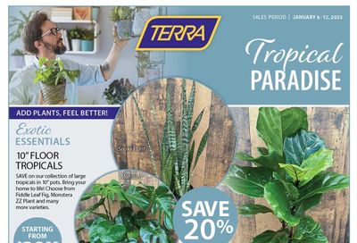 Terra Greenhouses Flyer January 6 to 12