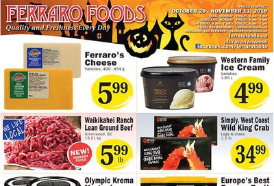 Ferraro Foods Flyer October 29 to November 11
