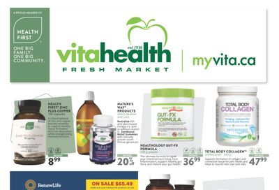 Vita Health Fresh Market Flyer January 6 to 22