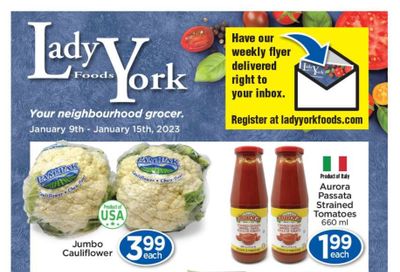 Lady York Foods Flyer January 9 to 15
