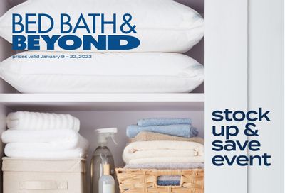 Bed Bath & Beyond Flyer January 9 to 22