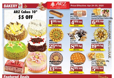 Arz Fine Foods Flyer April 24 to 30