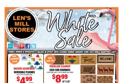 Len's Mill Stores Flyer January 9 to 22