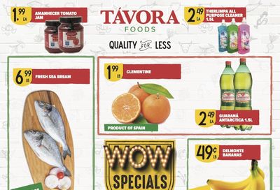 Tavora Foods Flyer January 9 to 15