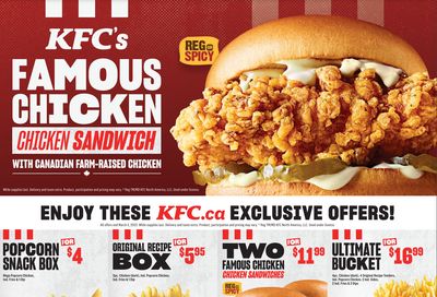 KFC Canada Coupon (Alberta) Valid until March 5