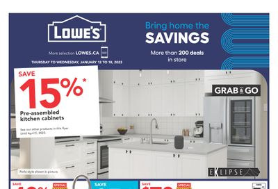 Lowe's (West) Flyer January 12 to 18