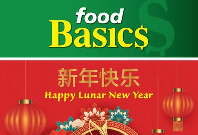 Food Basics Happy Lunar New Year Flyer January 12 to 18