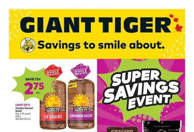 Giant Tiger (West) Flyer January 11 to 17