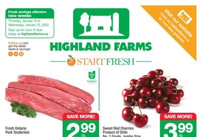 Highland Farms Flyer January 12 to 25