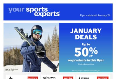 Sports Experts Flyer January 11 to 24