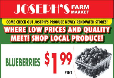 Joseph's Farm Market Flyer January 12 to 18