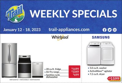 Trail Appliances (AB & SK) Flyer January 12 to 18