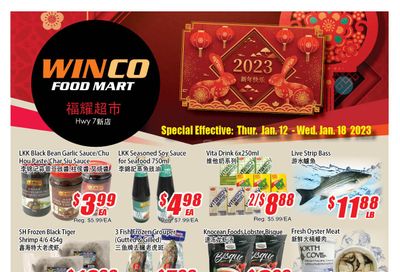 WinCo Food Mart (HWY 7) Flyer January 12 to 18
