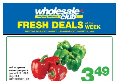 Wholesale Club (West) Fresh Deals of the Week Flyer January 12 to 18