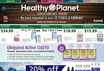 Healthy Planet Flyer January 12 to February 8