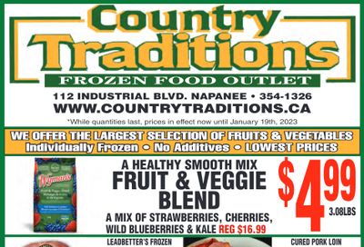 Country Traditions Flyer January 12 to 19