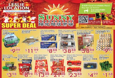 Sunny Supermarket (Leslie) Flyer January 13 to 19