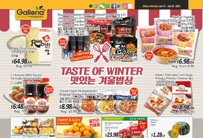 Galleria Supermarket Flyer January 13 to 19