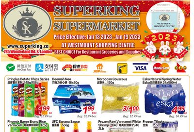Superking Supermarket (London) Flyer January 13 to 19