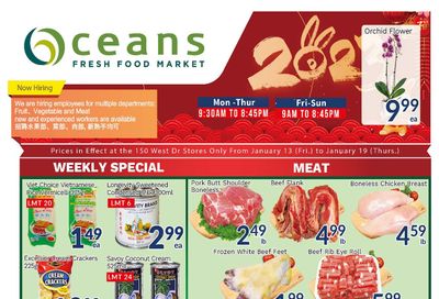 Oceans Fresh Food Market (West Dr., Brampton) Flyer January 13 to 19