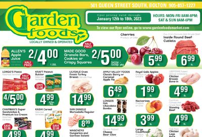 Garden Foods Flyer January 12 to 18