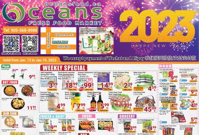 Oceans Fresh Food Market (Mississauga) Flyer January 13 to 19