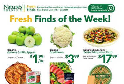 Nature's Emporium Weekly Flyer January 13 to 19