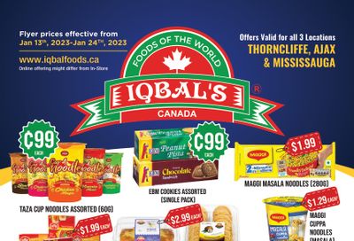 Iqbal Foods Flyer January 13 to 24