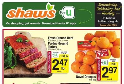 Shaw’s (MA, ME, NH, RI, VT) Weekly Ad Flyer Specials January 13 to January 19, 2023