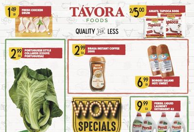 Tavora Foods Flyer January 16 to 22