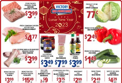 Victory Meat Market Flyer January 17 to 21