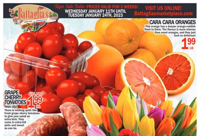 Battaglia's Marketplace Flyer January 11 to 24