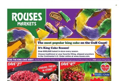 Rouses Markets (AL) Weekly Ad Flyer Specials January 11 to January 18, 2023