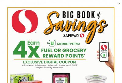 Safeway (CA, HI, OR, WA) Weekly Ad Flyer Specials January 4 to January 31, 2023