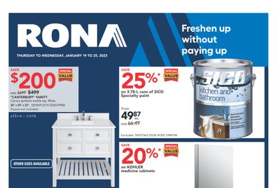 Rona (West) Flyer January 19 to 25