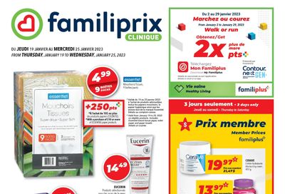 Familiprix Clinique Flyer January 19 to 25