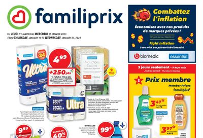 Familiprix Flyer January 19 to 25