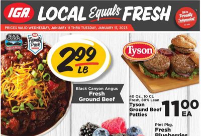 IGA (IN) Weekly Ad Flyer Specials January 11 to January 17, 2023