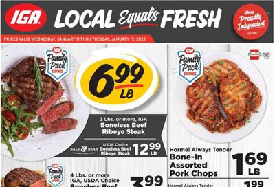 IGA (KY) Weekly Ad Flyer Specials January 11 to January 17, 2023