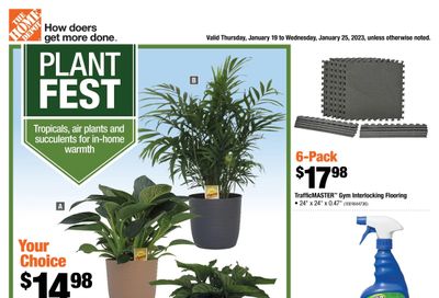 Home Depot (BC) Flyer January 19 to 25