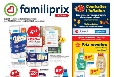 Familiprix Extra Flyer January 19 to 25