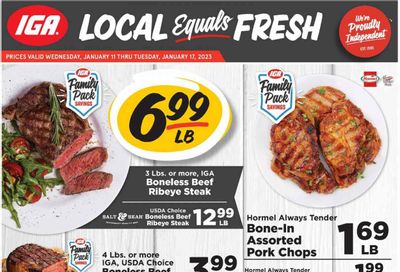 IGA (TN) Weekly Ad Flyer Specials January 11 to January 17, 2023