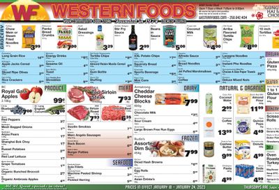 Western Foods Flyer January 18 to 24