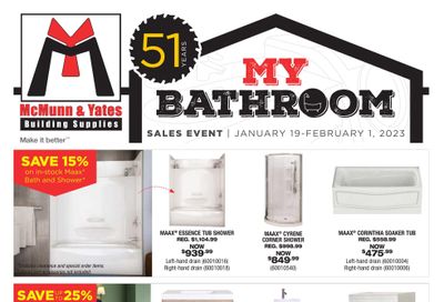 McMunn & Yates Building Supplies Flyer January 19 to February 1
