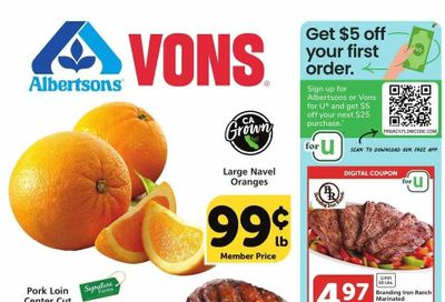 Vons (CA) Weekly Ad Flyer Specials January 11 to January 17, 2023