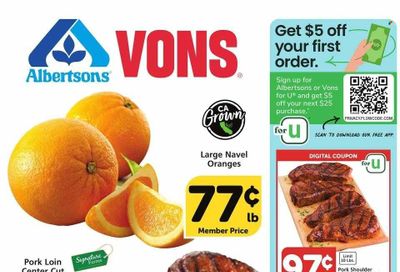 Vons (CA) Weekly Ad Flyer Specials January 11 to January 17, 2023