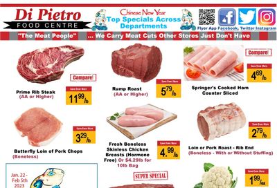 Di Pietro Food Centre Flyer January 19 to 25