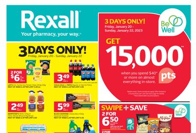 Rexall (AB, SK & MB) Flyer January 20 to 26