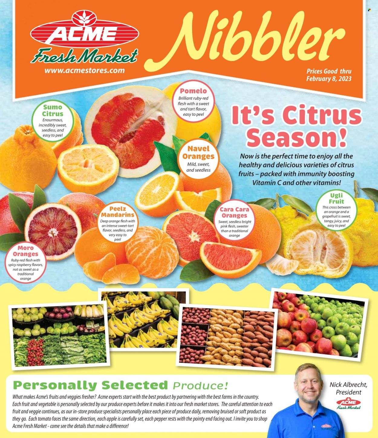 ACME Fresh Market Weekly Ad Flyer Specials January 1 to February 8, 2023