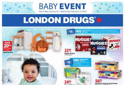 London Drugs Baby Event Flyer January 20 to February 15